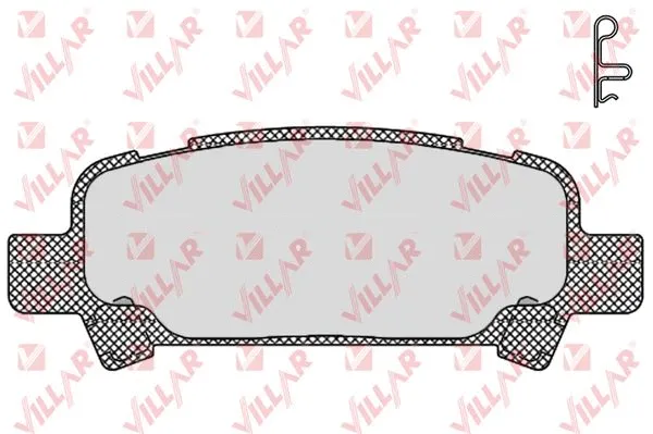 Brake Pad Set, disc brake (626.0838)