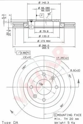 Brake Disc (628.0261)