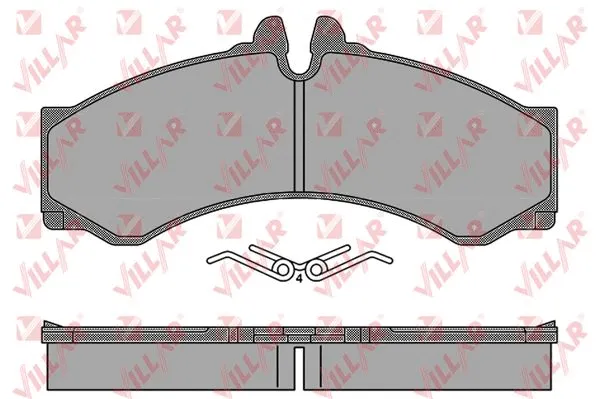 Brake Pad Set, disc brake (626.1517)
