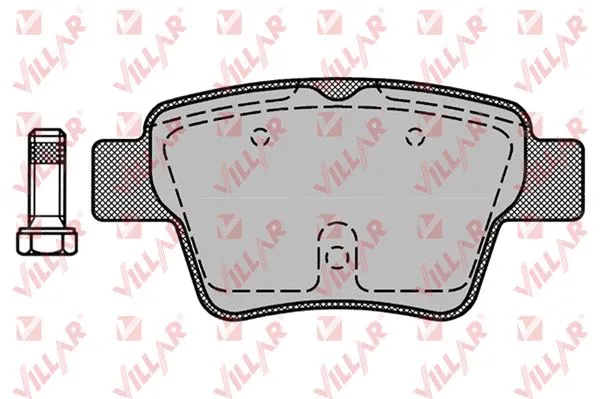 Brake Pad Set, disc brake (626.1278)