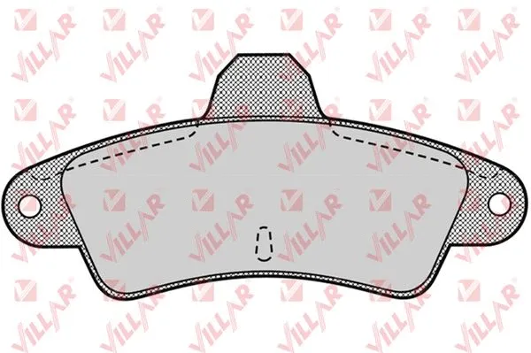 Brake Pad Set, disc brake (626.0870)