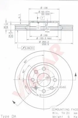 Brake Disc (628.0488)