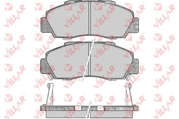 Brake Pad Set, disc brake (626.0472)