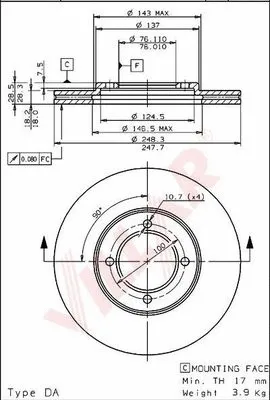 Brake Disc (628.1652)