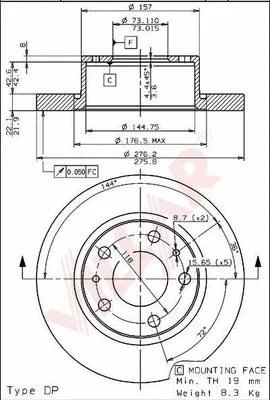 Brake Disc (628.1516)