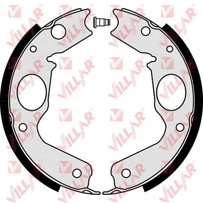 Brake Shoe Set, parking brake (629.0308)