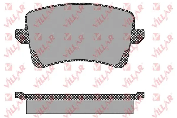 Brake Pad Set, disc brake (626.1489)