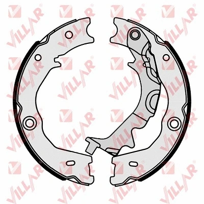 Brake Shoe Set, parking brake (629.0270)