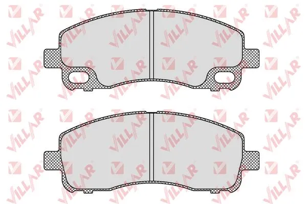 Brake Pad Set, disc brake (626.1638)