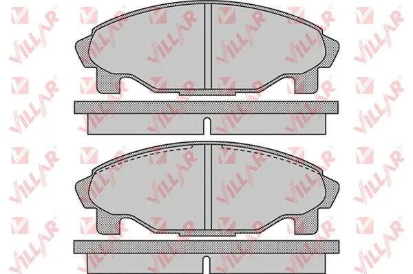 Brake Pad Set, disc brake (626.1081)