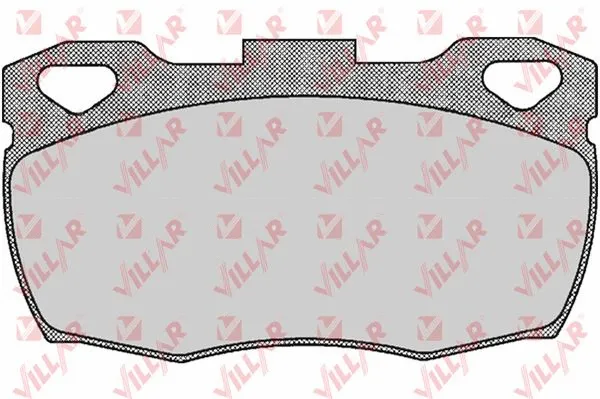 Brake Pad Set, disc brake (626.0332)