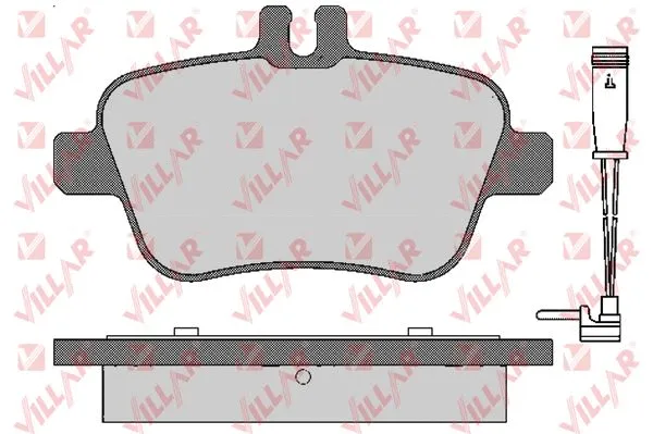 Brake Pad Set, disc brake (626.1782A)