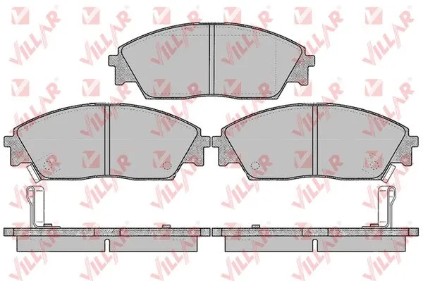 Brake Pad Set, disc brake (626.0071)