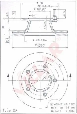Brake Disc (628.0801)