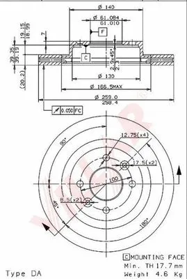 Brake Disc (628.0545)
