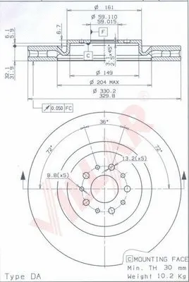 Brake Disc (628.1901)