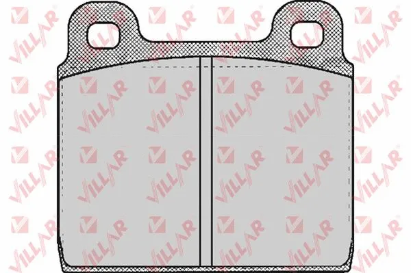 Brake Pad Set, disc brake (626.0405)