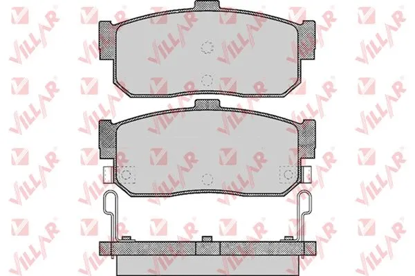 Brake Pad Set, disc brake (626.0602)