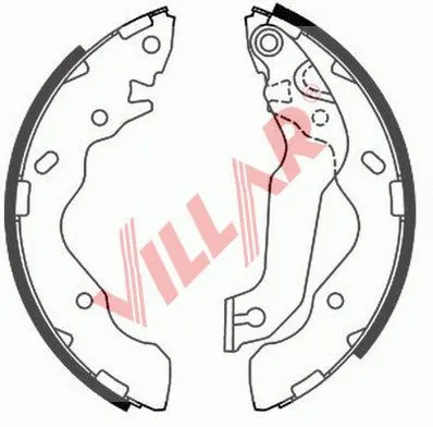 Brake Shoe Set (629.0819)