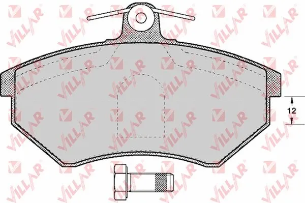 Brake Pad Set, disc brake (626.0613)