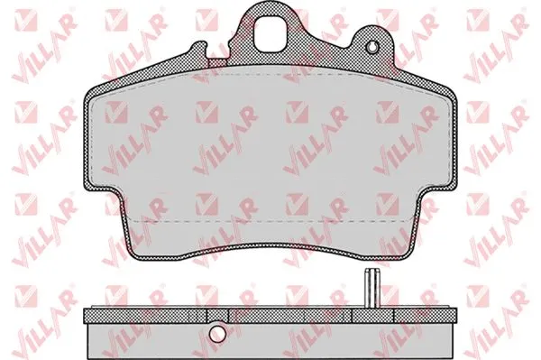 Brake Pad Set, disc brake (626.0722)