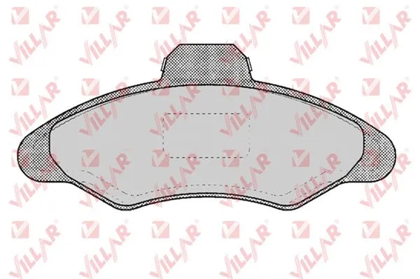 Brake Pad Set, disc brake (626.0383)