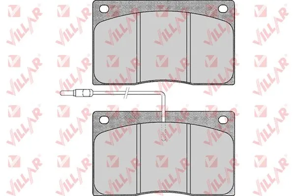 Brake Pad Set, disc brake (626.0372)