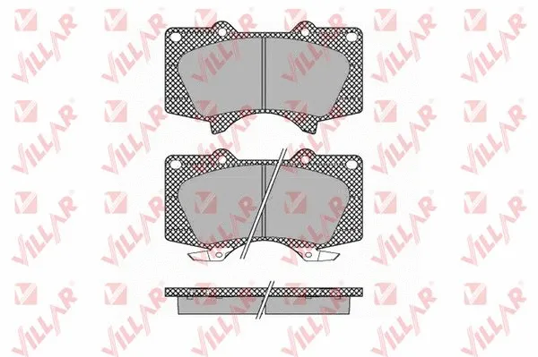 Brake Pad Set, disc brake (626.1379)