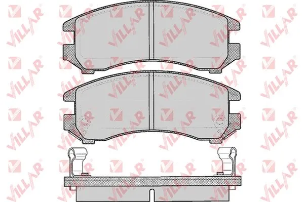Brake Pad Set, disc brake (626.0363)