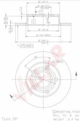 Brake Disc (628.1689)