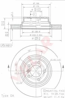 Brake Disc (628.1990)