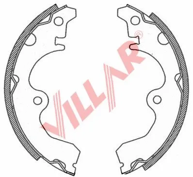 Brake Shoe Set (629.0777)