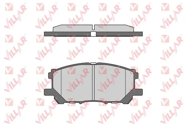 Brake Pad Set, disc brake (626.1368)