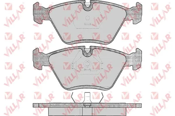Brake Pad Set, disc brake (626.0193)