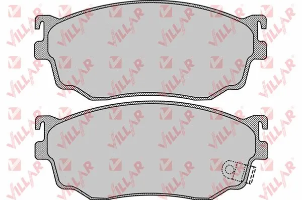 Brake Pad Set, disc brake (626.1046)