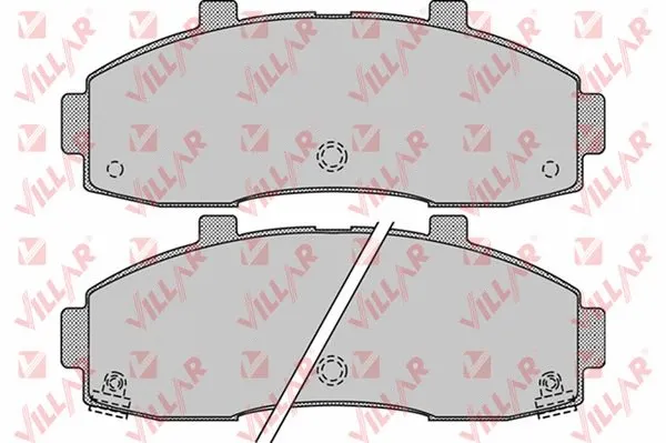 Brake Pad Set, disc brake (626.1020)