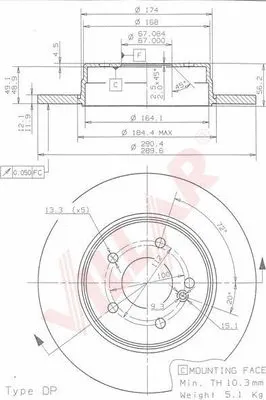 Brake Disc (628.1328)