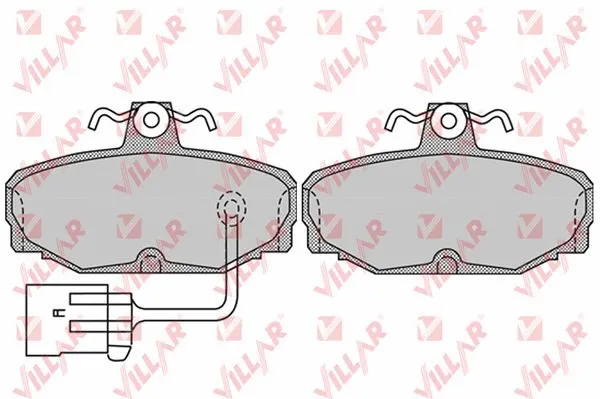 Brake Pad Set, disc brake (626.0987)