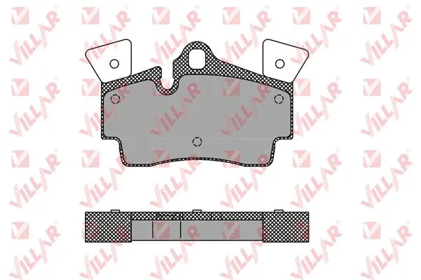 Brake Pad Set, disc brake (626.1482)