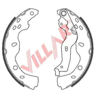 Brake Shoe Set (629.0862)