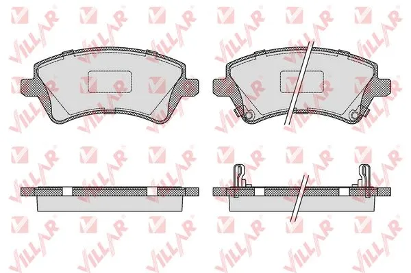 Brake Pad Set, disc brake (626.1002)