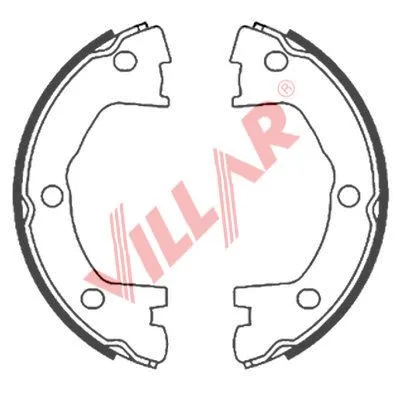 Brake Shoe Set, parking brake (629.0870)