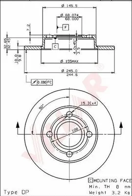 Brake Disc (628.1740)