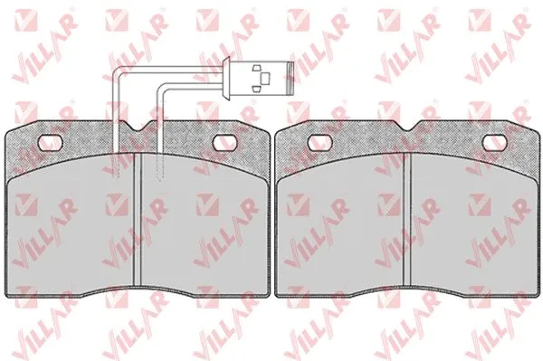 Brake Pad Set, disc brake (626.0281)