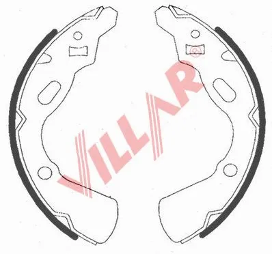 Brake Shoe Set (629.0737)