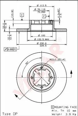Brake Disc (628.1081)