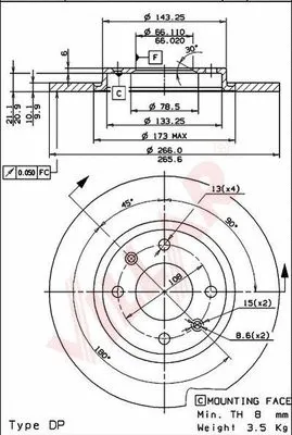Brake Disc (628.0247)