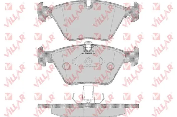 Brake Pad Set, disc brake (626.0649)