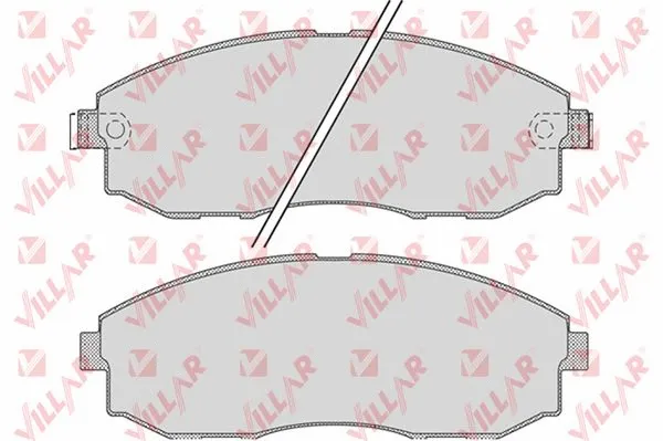 Brake Pad Set, disc brake (626.1015)