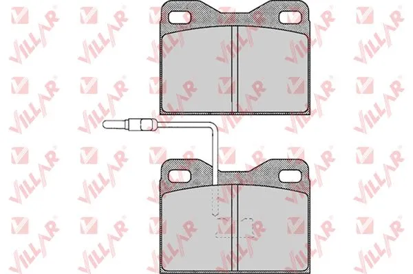 Brake Pad Set, disc brake (626.0148)